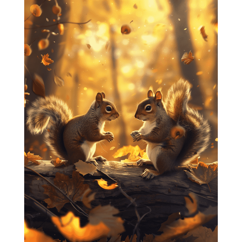 Diamond painting - Oravan juttu