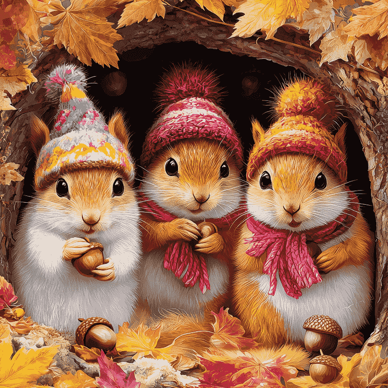 Diamond painting - Lämmin ystävyys