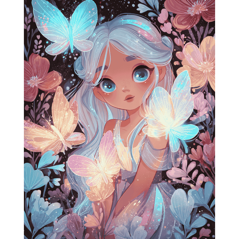 Diamond painting - Taianomainen keiju