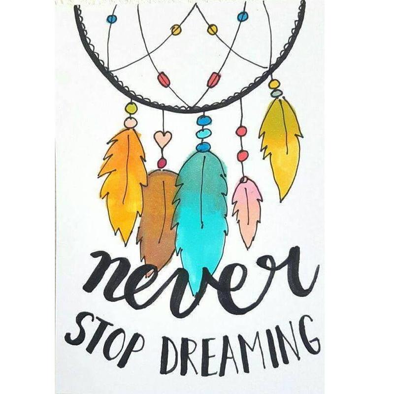 Never stop dreaming Diamond painting | Eigen foto | Dieren | Kopen | Dikke dames | Action | Nederland | Steentjes | Diamant | De Diamond Painter