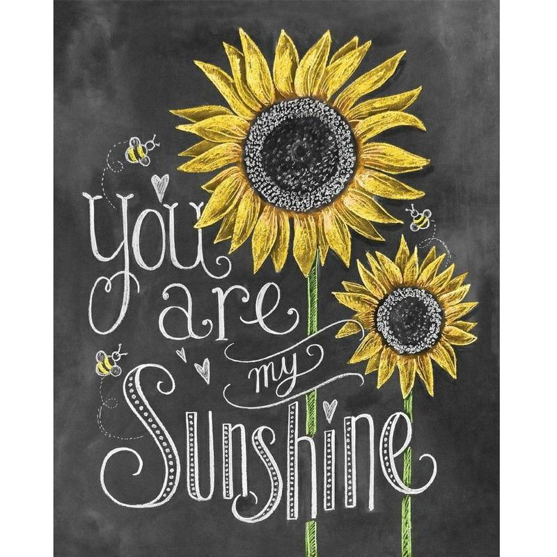 You are my sunshine Diamond painting | Eigen foto | Dieren | Kopen | Dikke dames | Action | Nederland | Steentjes | Diamant | De Diamond Painter